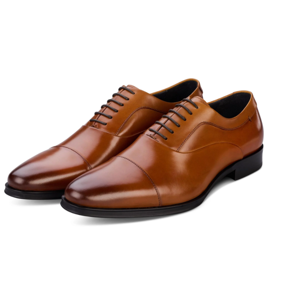 Tan Guildhall Capped Oxfords - John White (Hire)