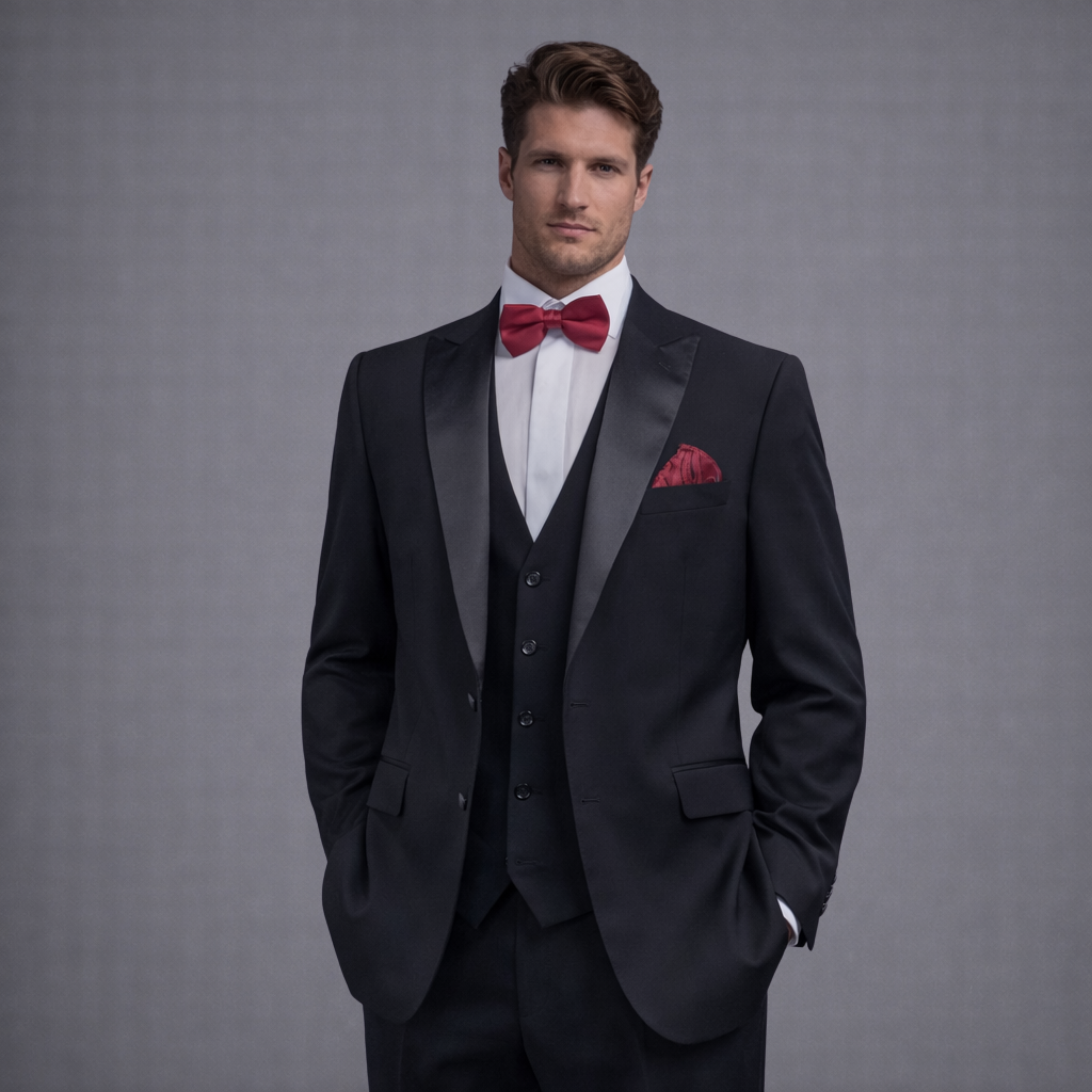 Black Dinner Suit 3pc (Hire)