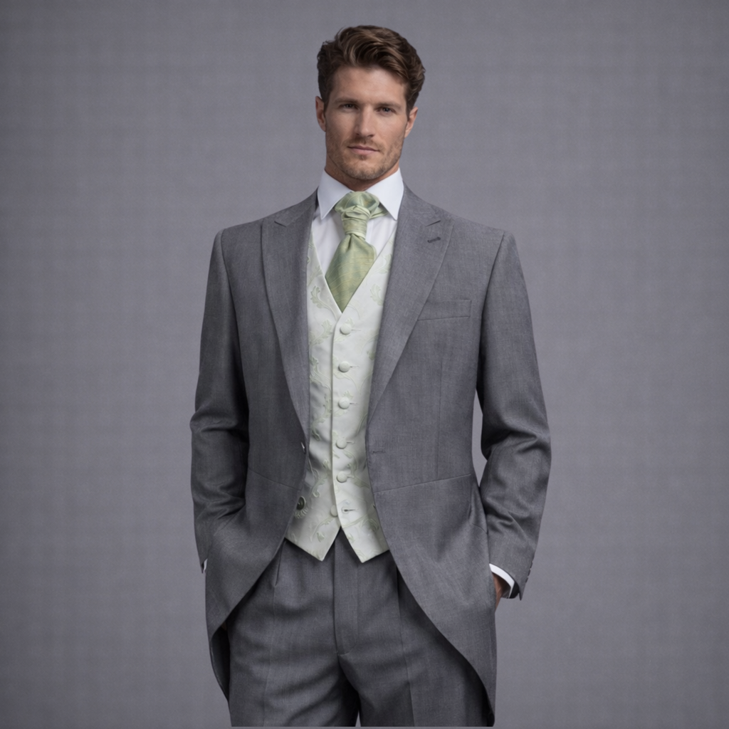 Grey Tailcoat 3pc (Hire)