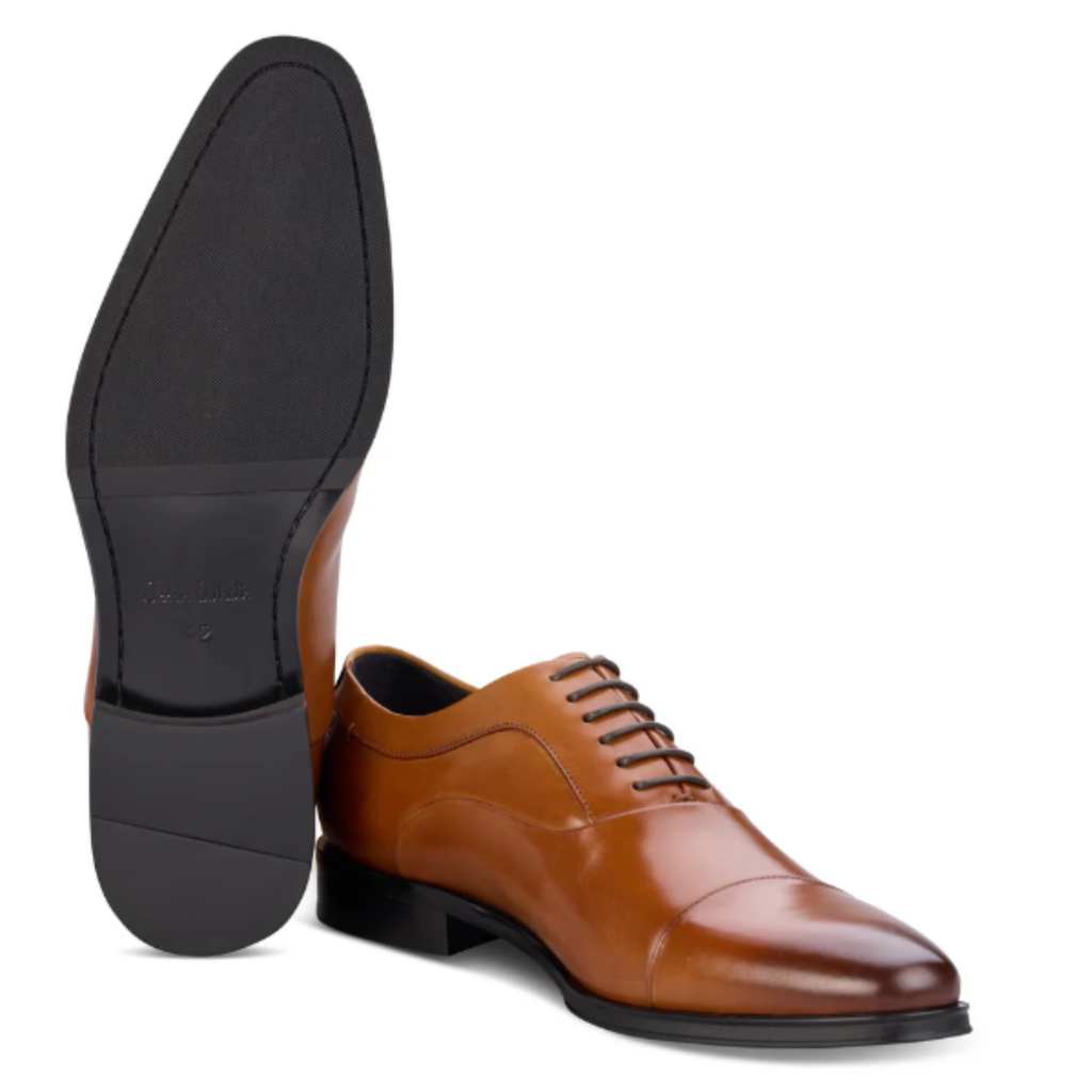 Tan Guildhall Capped Oxfords - John White (Hire)