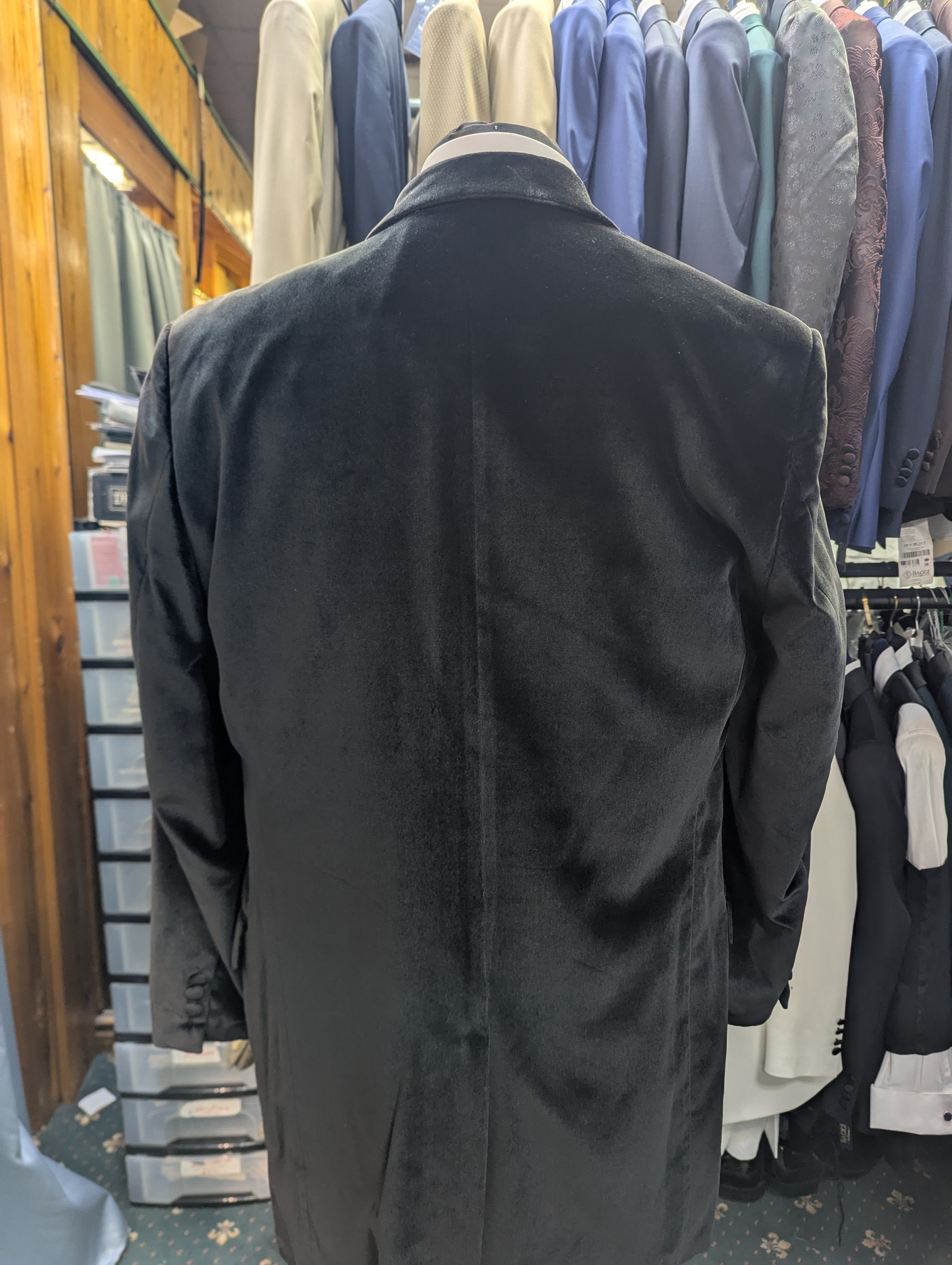 Men's Ex-hire Velvet Frock Coat