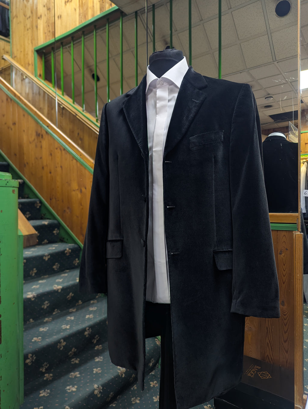 Men's Ex-hire Velvet Frock Coat