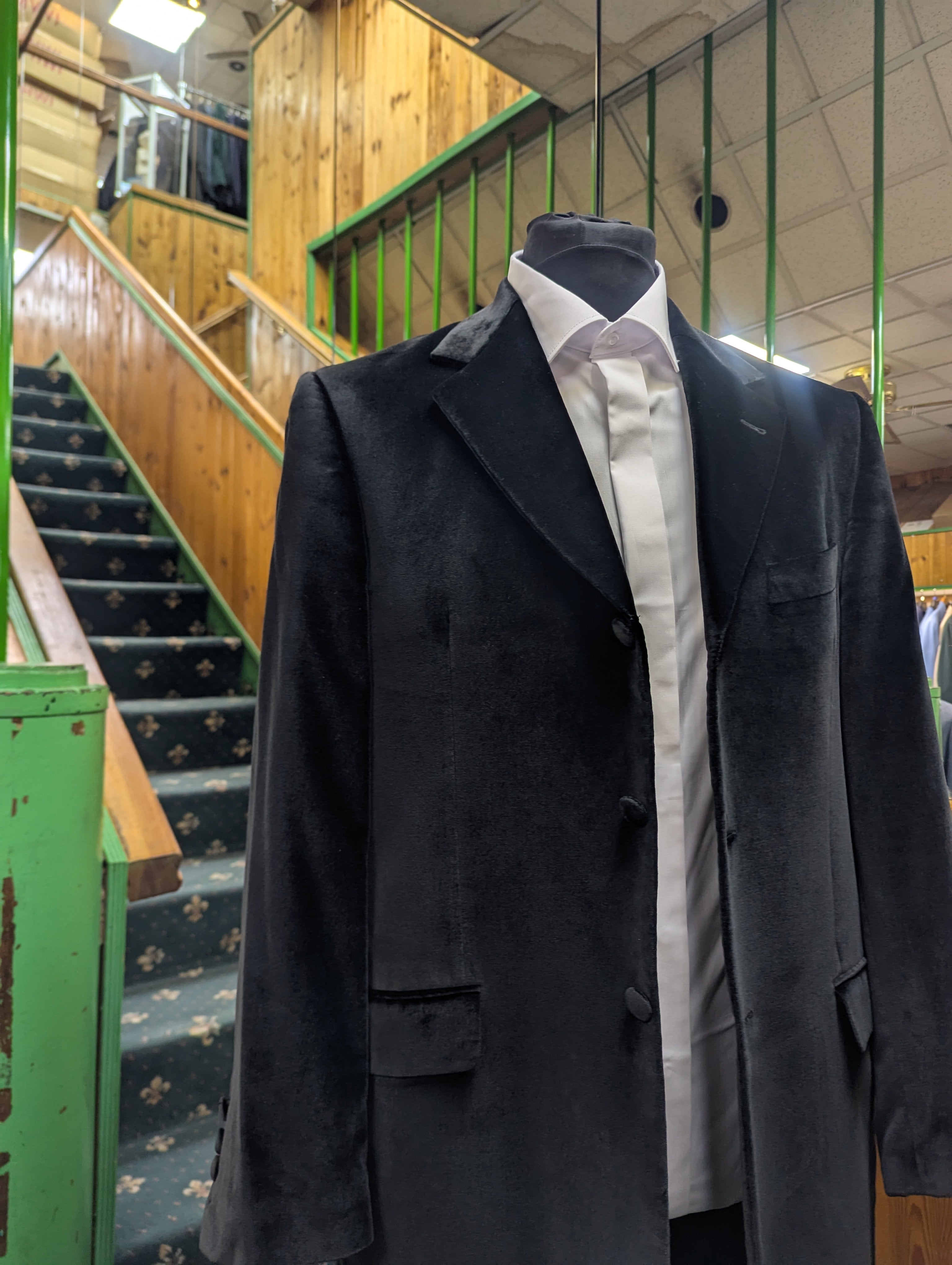 Men's Ex-hire Velvet Frock Coat