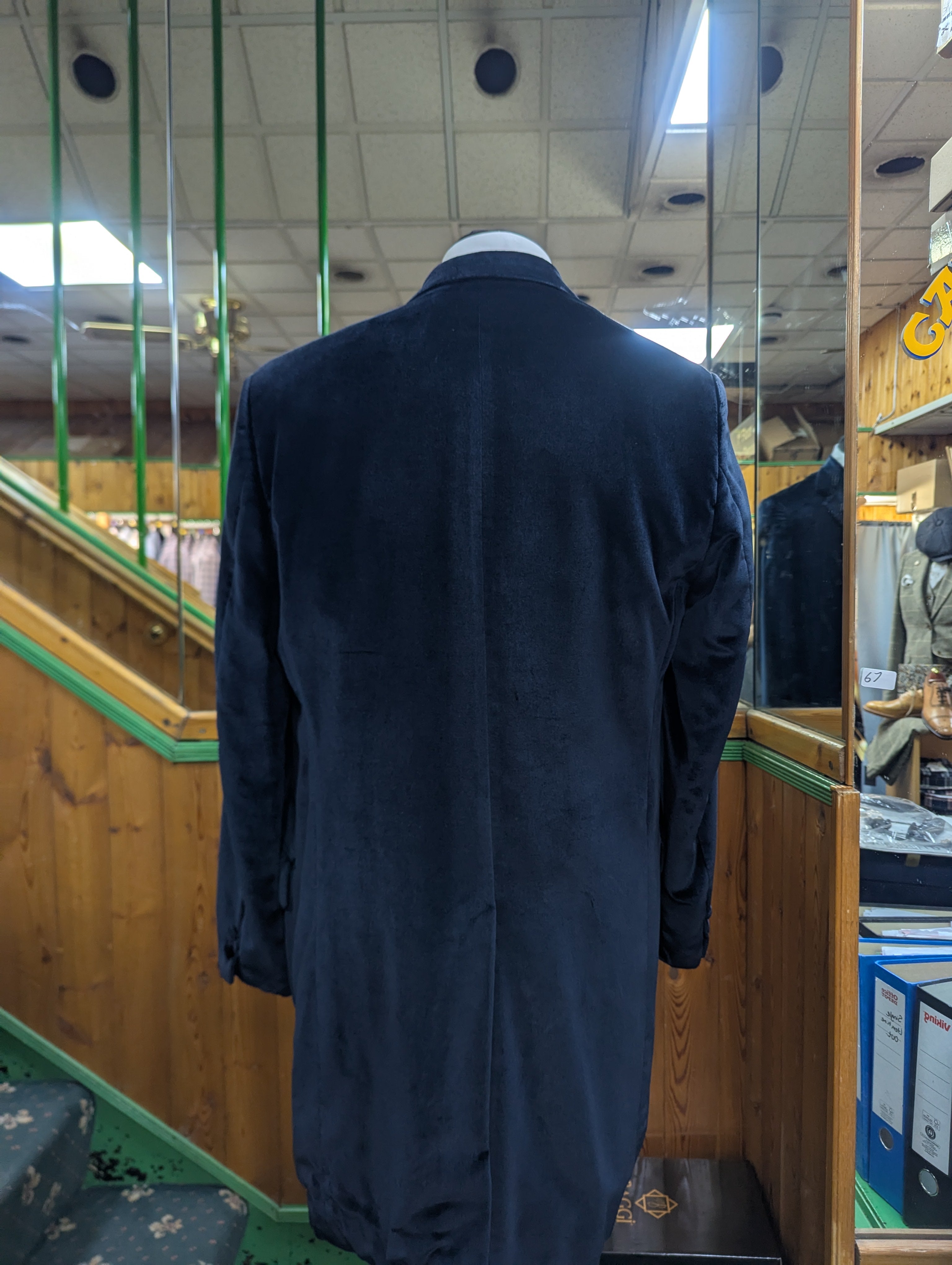 Men's Ex-hire Velvet Frock Coat