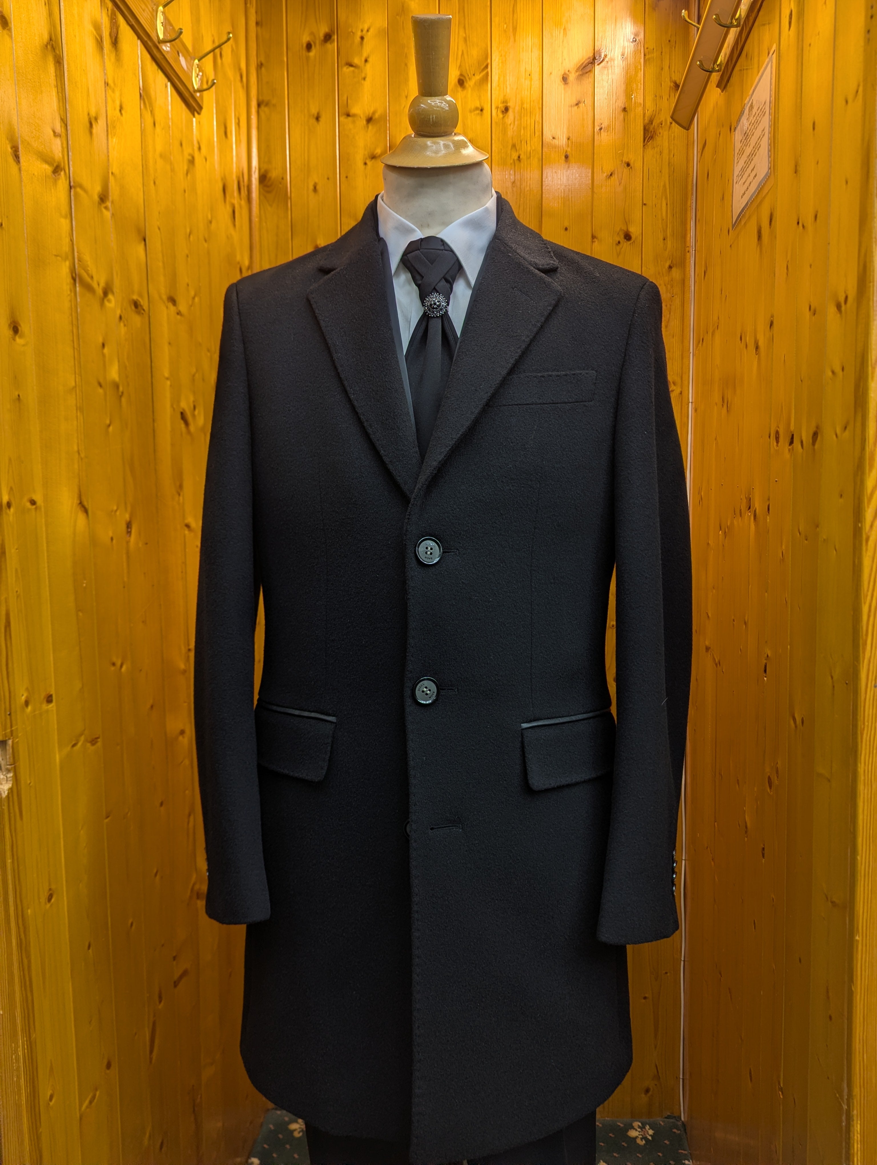 Black Classic Digel Overcoat